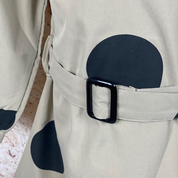 I Spy Polka Dot 2 Piece Belted Trench Coat Dress - Picture 11 of 11